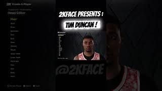 Best Tim Duncan  Face Creation NBA 2K27! #2kface  #nba2k27  #nba2k  #2kfacecreations #fyp