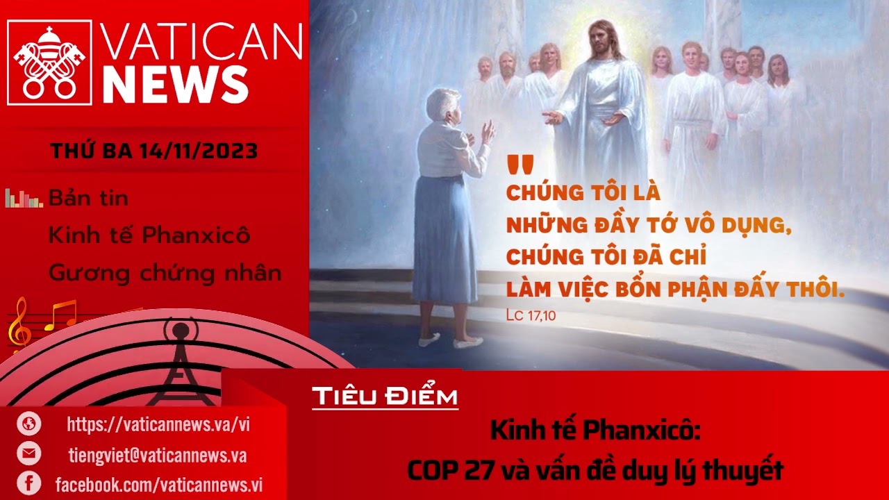 Radio thứ Ba 14/11/2023 - Vatican News Tiếng Việt