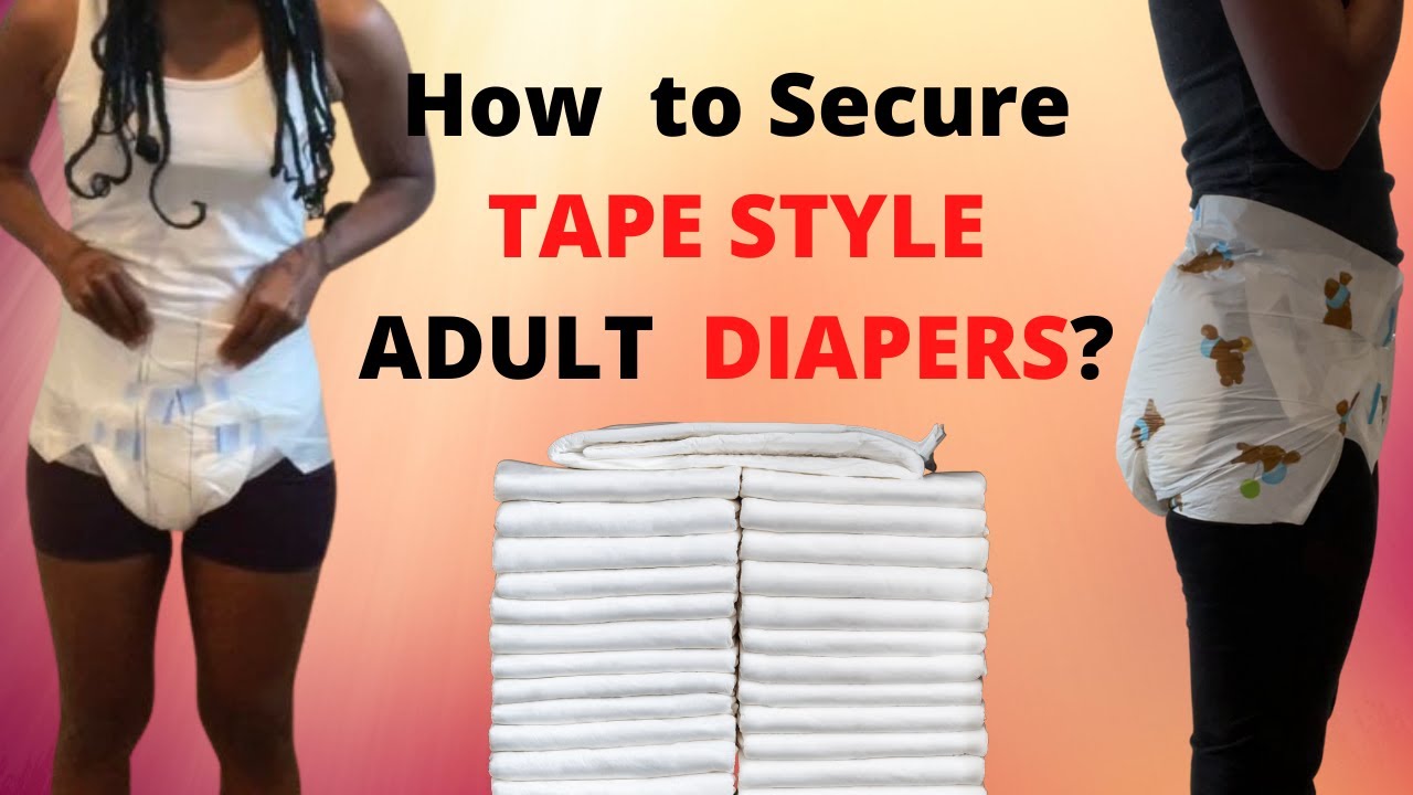 HOW TO SECURE A TAPE DIAPER STANDING UP! 