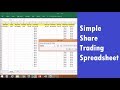 18. Simple Share Trading Spreadsheet