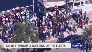 Crowds gather in Tarpon Springs for the annual Blessing of the Fleet