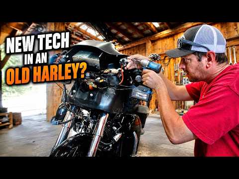 I Tried Installing New Tech In an Old Harley
