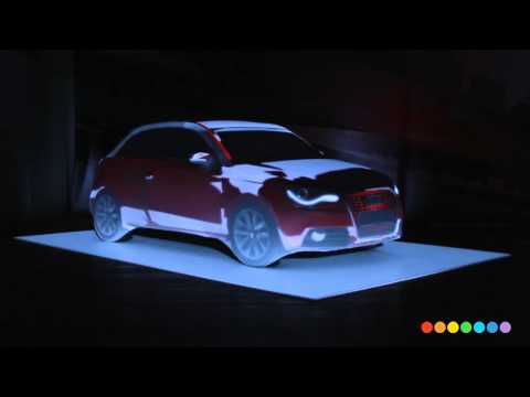 Audi A1 Car projection mapping