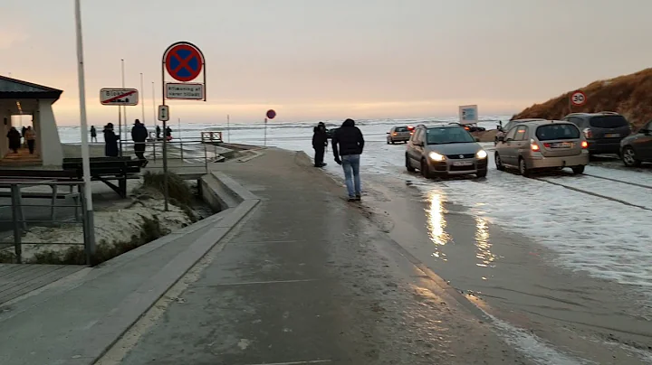 Storm at sea, Denmark