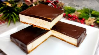 🎄 New Christmas Dessert in 5 Minutes, No Cream Cheese, No Oven, No Oven