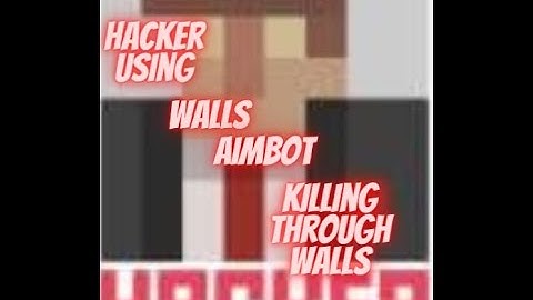 Krunker Hacker using Aimbot Wall hacks and killing through walls