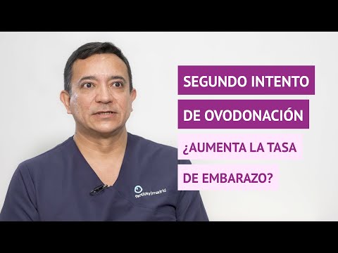 ¿Aumenta la tasa de embarazo en el segundo intento de ovodonación?