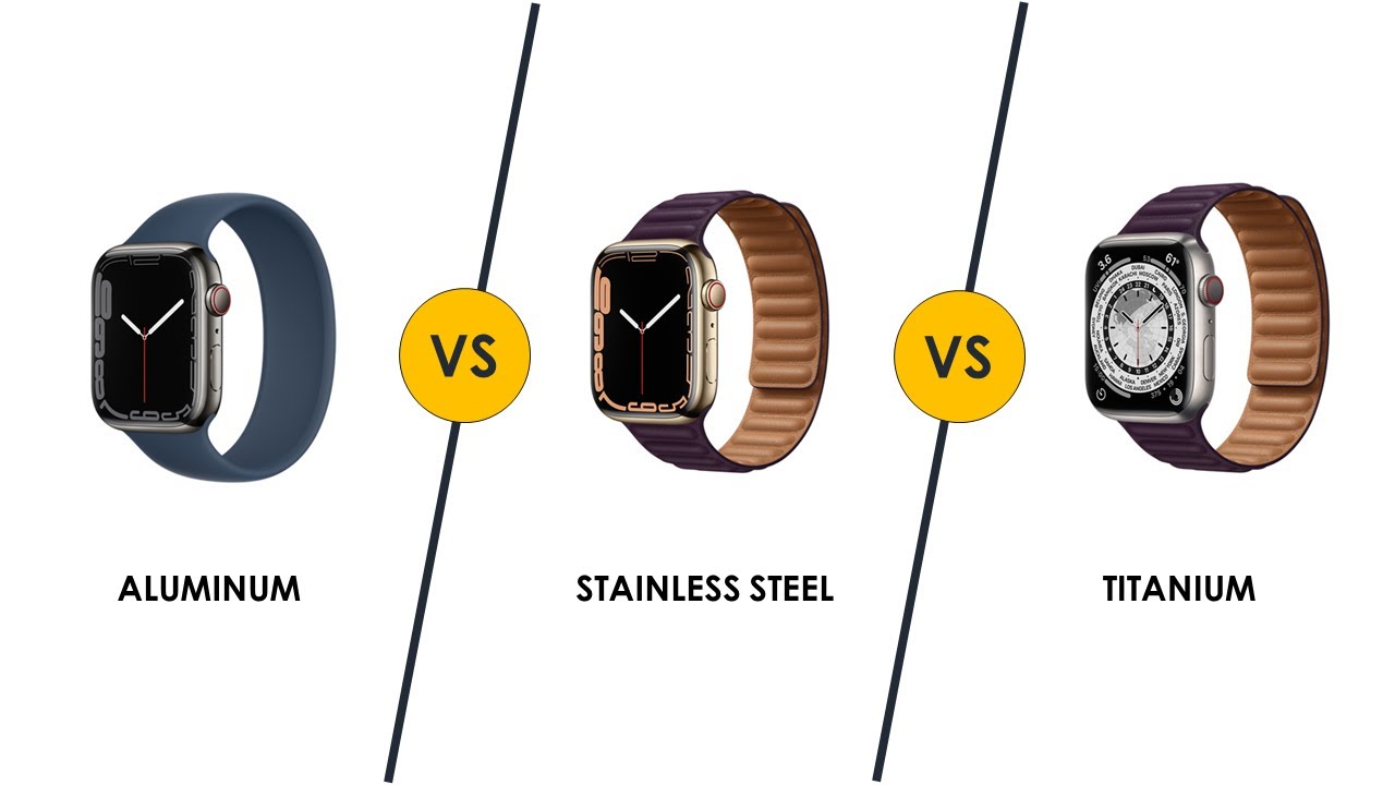 Apple Watch Edelstahl vs. Aluminium