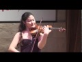 Jinjoo cho en la semifinal del concurso de violn buenos aires 2010  violin competition