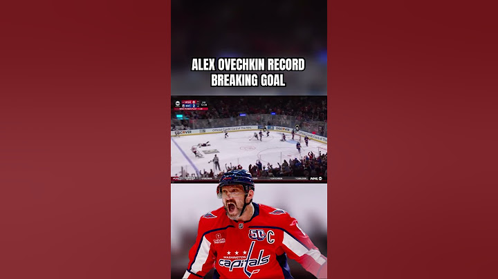 ALEX OVECHKIN BREAKS WAYNE GRETZKY RECORD WITH 895TH GOAL