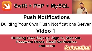 Your Own Push Notifications Server with PHP & MySQL - Video 1. Introduction.