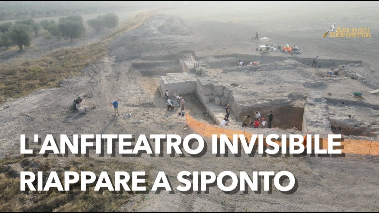 L' Anfiteatro invisibile inizia ad apparire dagli scavi. Scoperte archeologiche Siponto - Puntata 1