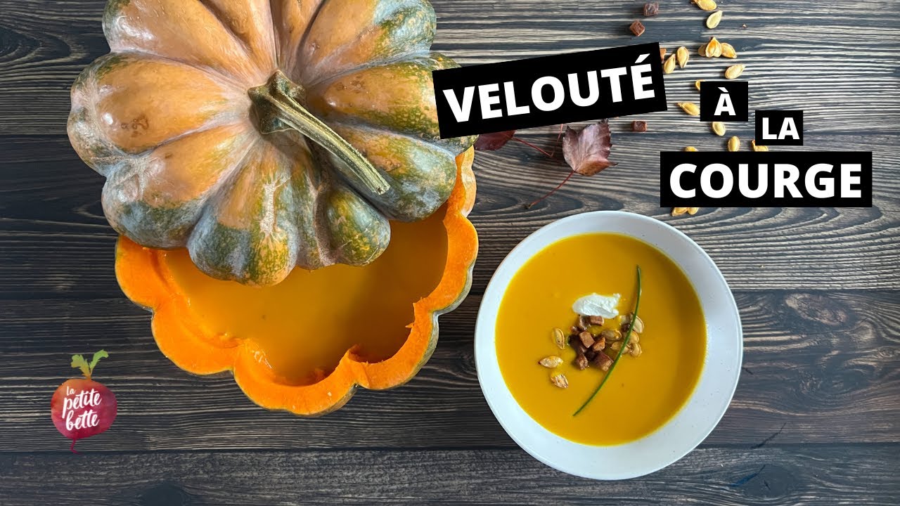 VELOUTÉ À LA COURGE 🥣 recette potage courge musquée de Provence Thermomix