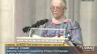 CAMILLE COSBY  EULOGIZES DR. DOROTHY HEIGHT