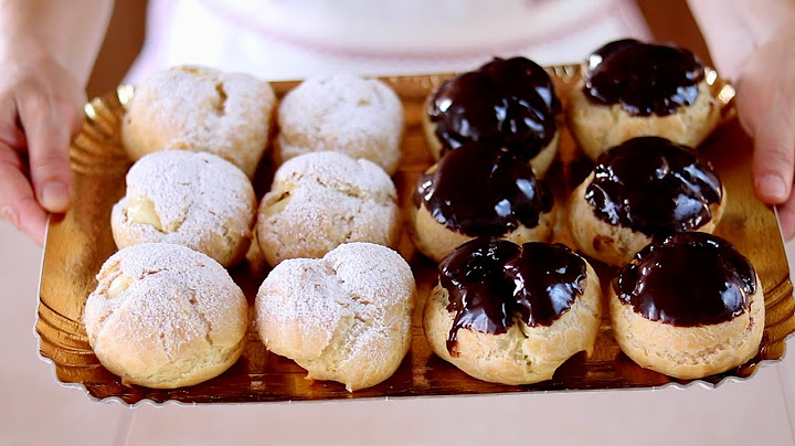 BIGNÉ ALLA CREMA E AL CIOCCOLATO Ricetta Facile di Benedetta - EASY CHOUX PASTRY RECIPE