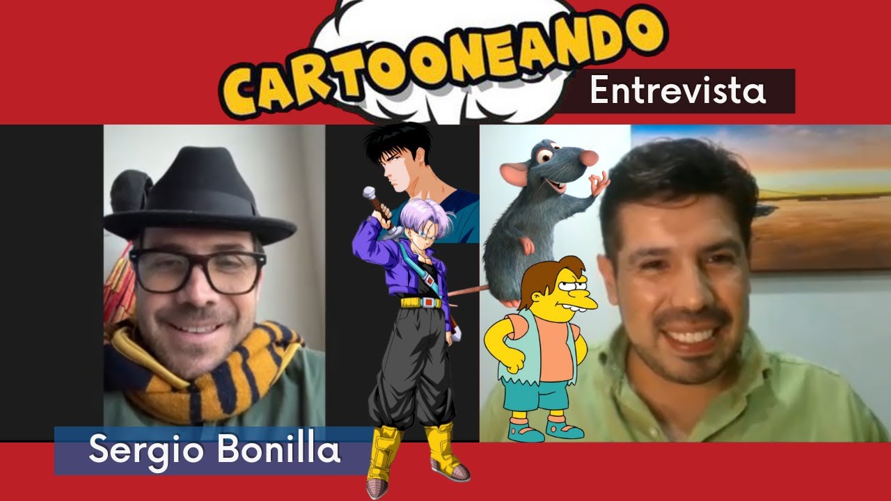 SERGIO BONILLA habla de TRUNKS, REMY, NELSON y sus personajes en el doblaje mexicano