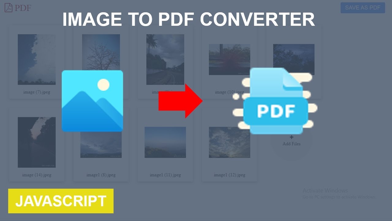 How to Build an Online Image-to-PDF Converter with HTML, CSS, JS