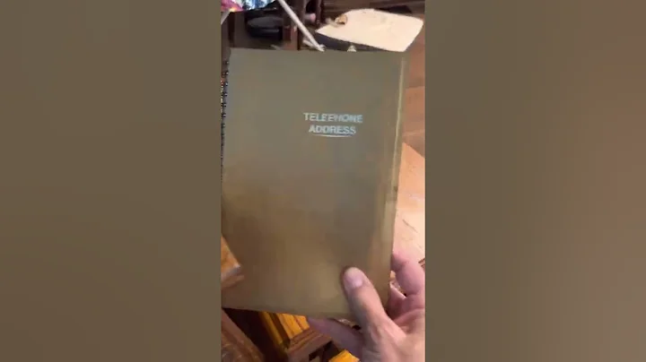 How I use an old phone contact book to help my ADHD