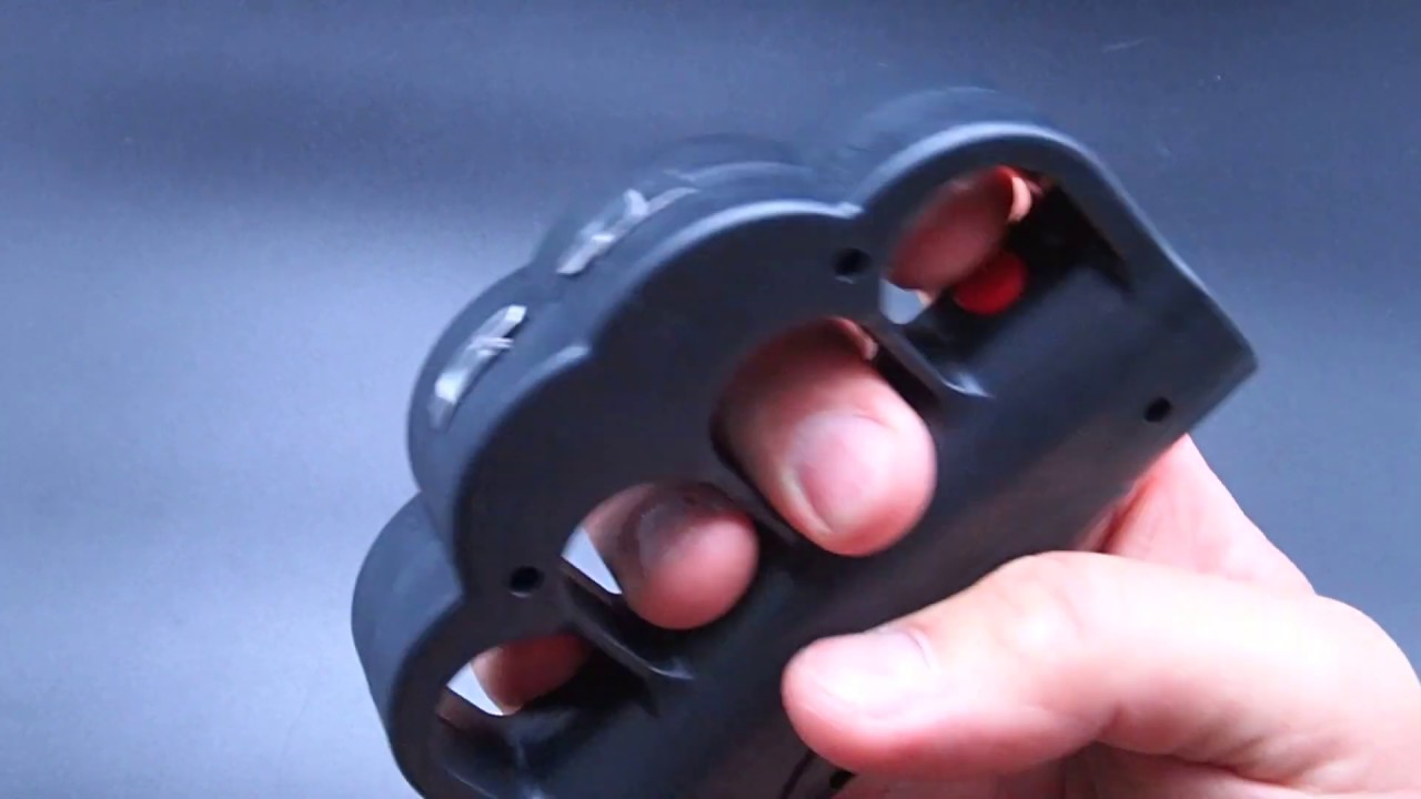 92 Stun Gun Brass Knuckles TYPE 008. Buy in Europe YouTube