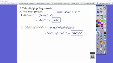 Multiplying Polynomials - Module 6.2