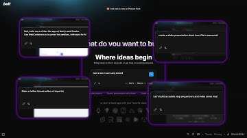 Build $1M Full Stack web applications in minutes with Bolt.new