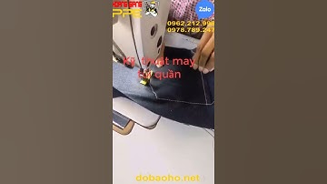 Kỹ thuật may túi quần - Mẹo vặt cắt may - dobaoho.net