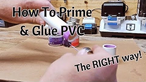 How To Prime & Glue PVC Pipe The RIGHT WAY (Steps for a NO-LEAK Joint)