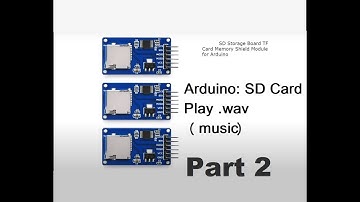 Arduino: Audio Player wav file (Music) (TMRpcm library) (SD Card Reader) Part 2