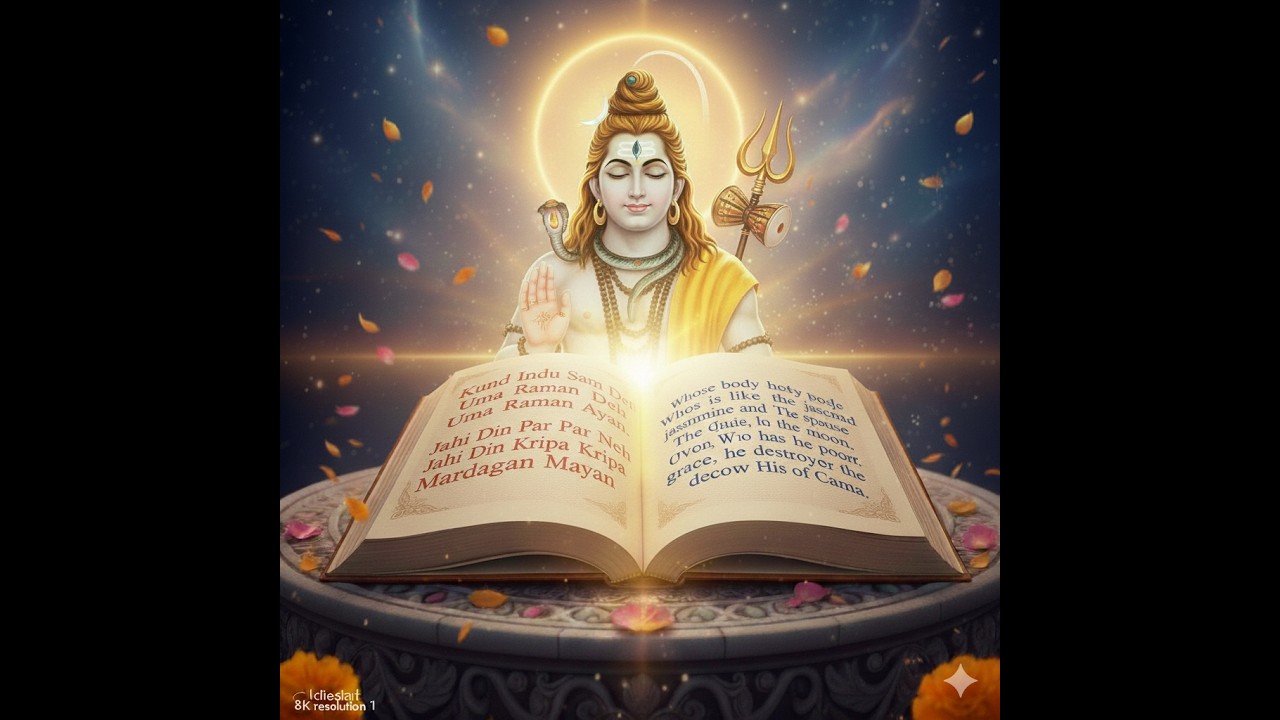 Shri Ramcharitmanas Mangalacharan | तुलसीदास कृत मंगलाचरण | AI Devotional  -2 Baalkand