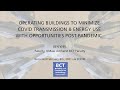 Operating Buildings to Minimize COVID Transmission and Energy Use with Opportunities Post-Pandemic