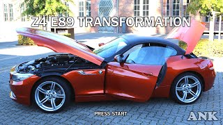 Трансформация BMW Z4 E89 - Установка переднего заднего бампера M Sport