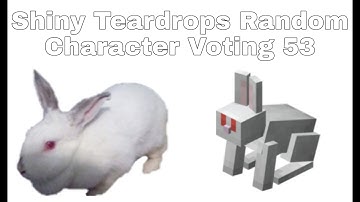 Shiny Teardrops Random Character Voting 53