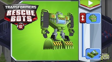 Transformers Rescue Bots: Hero Adventures #145 | Boulder: Construction-Bot Transformation! By Budge