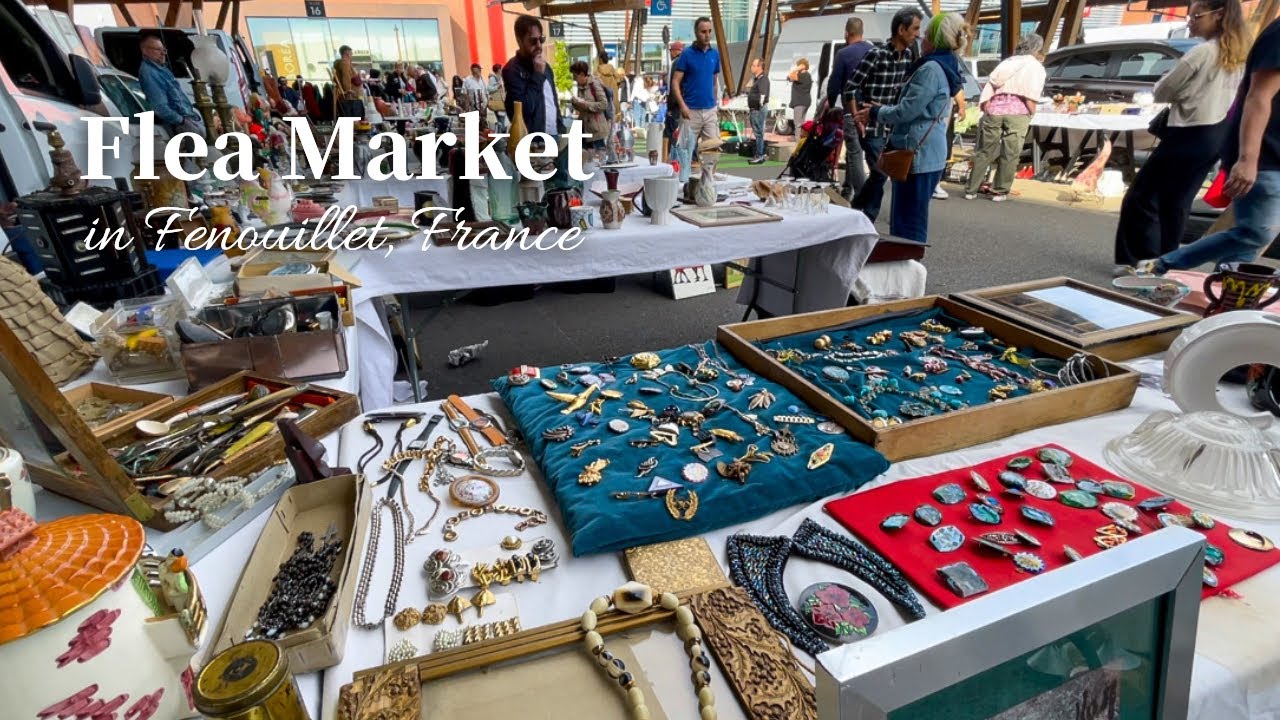 Пойдем со мной на французский блошиный рынок! ОГРОМНАЯ гаражная распродажа | Антиквариат и винтаж