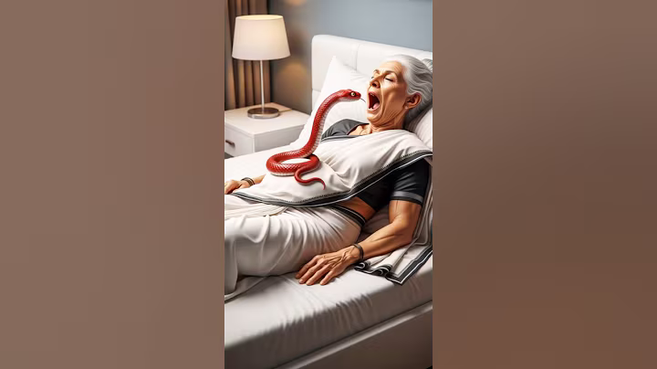 দাদিমা ঘুমানোর সময় সাপটি মুখদিয়ে ঢুকে গেলো😢 #ai #funny #art #ytshortsvideo #Snake