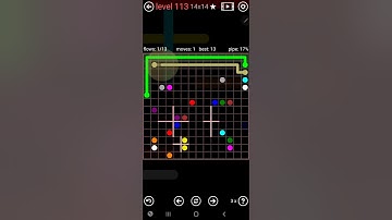 How To Solve Flow Free Star Field Pack Level 113 14x14 Board Walk Through Solution Walkthrough