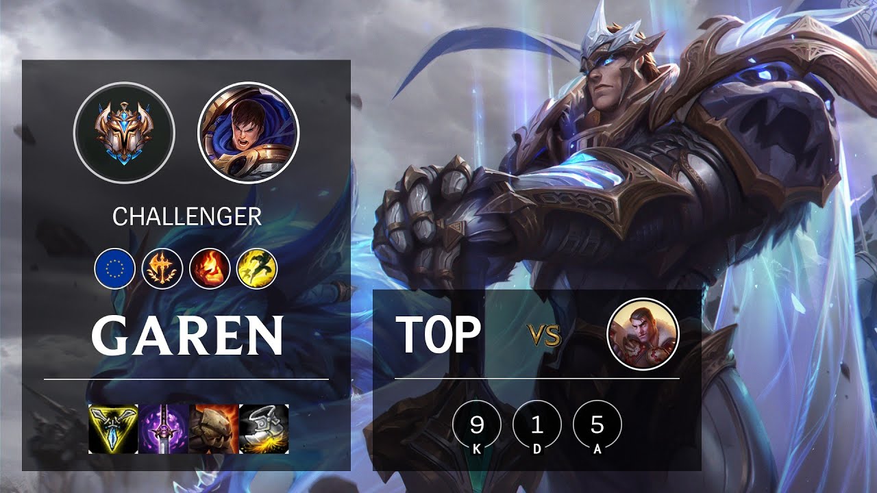 Garen Top vs Jayce - EUW Challenger Patch 10.16 - YouTube.