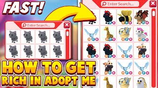 How To Become Rich In Adopt Me QUICK! Roblox Adopt Me Get Rich Fast (Roblox)