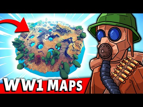 How to make a WW1 TRENCH MAP in New TABS Map Creator Update