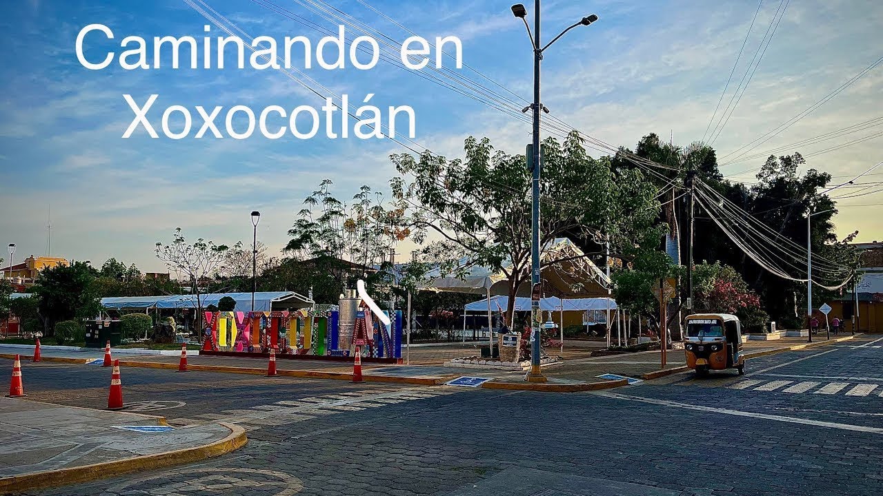 Caminando hacia el parque de Xoxocotlan || Walking to the Xoxocotlan park.