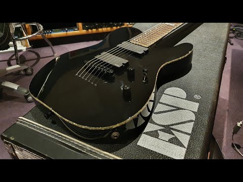 ESP E-II TE-7 Seven String Tele NAMM 2013 TE7 Guitar - Up Close Video Review