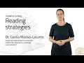 Effective Reading Strategies for Academic Writing 📖