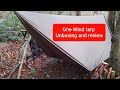 Wild camping Scotland. New One Wind tarp unboxing & review. Winter camping. Outdoors and adventure.
