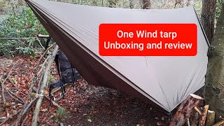 Wild camping Scotland. New One Wind tarp unboxing & review. Winter camping. Outdoors and adventure.