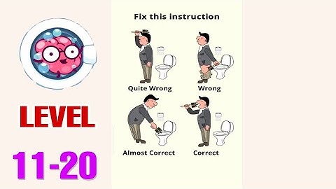 Brain Wash: Level 11 12 13 14 15 16 17 18 19 20 Gameplay Walkthrough