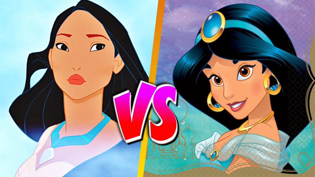 Keiity Gonzalez, pocahontas vs jasmin, aladino, pocahontas, princesajasmin,...