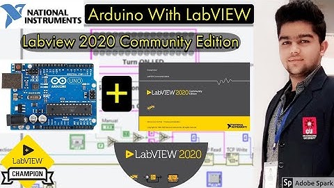 Labview Interface for Arduino | Labview 2020 community Edition | Arduino + Labview + DSC |  LabVIEW