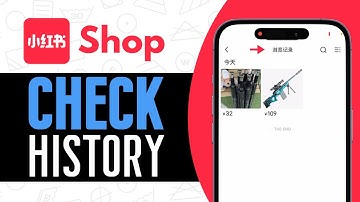 How to See History in RedNote Shop - Check Shop History on RedNote