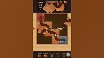 Roll the Ball slide puzzle Premium L Pack Level 23 Solution