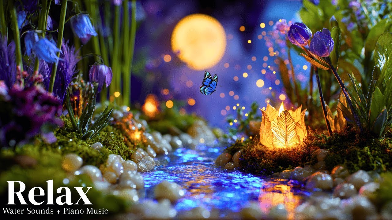 Soothing Relaxing Music & Water Sounds 🍃 Peace of Mind, Anxiety Relief